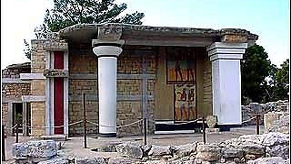 Die Fundstücke stammen aus der Villa Ariadna auf Knossos