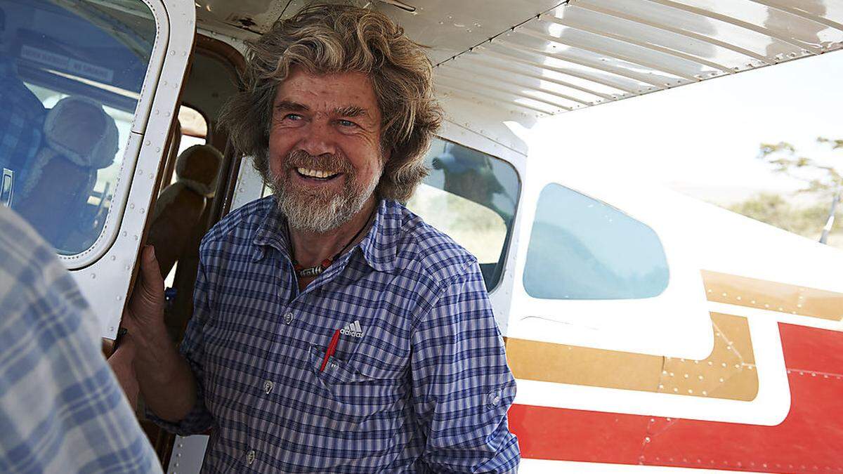 Reinhold Messner, 72-jährige Bergsteigerlegende aus Südtirol, hat in Afrika eine dramatische Rettungsaktion verfilmt