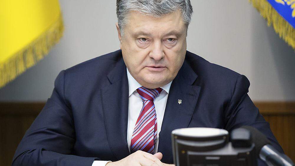 Der ukrainische Präsident Poroschenko