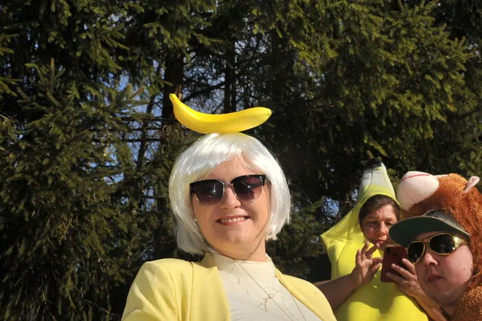 Eine hübsche Banane