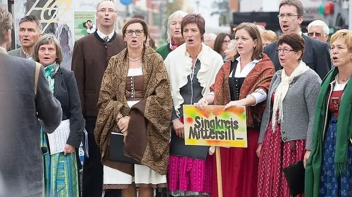 Auch der Singkreis Mittersill brachte seine Ständchen dar