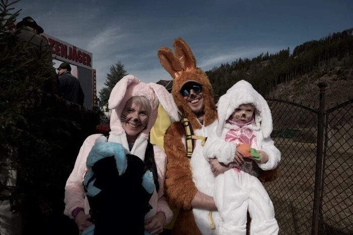 In St. Michael waren die Haserl 2020 schon im Fasching unterwegs.