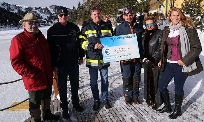 Online wurden 1000 Euro Wettspenden für die Freiwillige Feuerwehr Turracher Höhe gesammelt