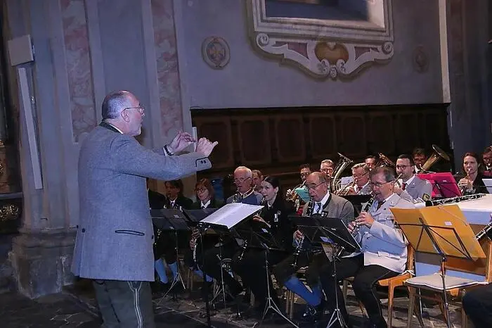 Die musikalische Leitung übernahmen die Dirigenten Gottfried Spirk, Robert Raudner und Kurt Mörth, seines Zeichens Bezirkskapellmeister aus Deutschlandsberg.