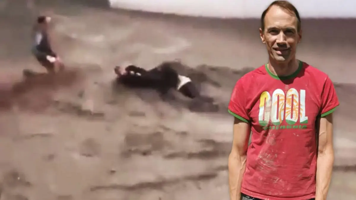 Alexander Eisenmann kam seinen Nachbarn, die mit den Fluten kämpften, zu Hilfe