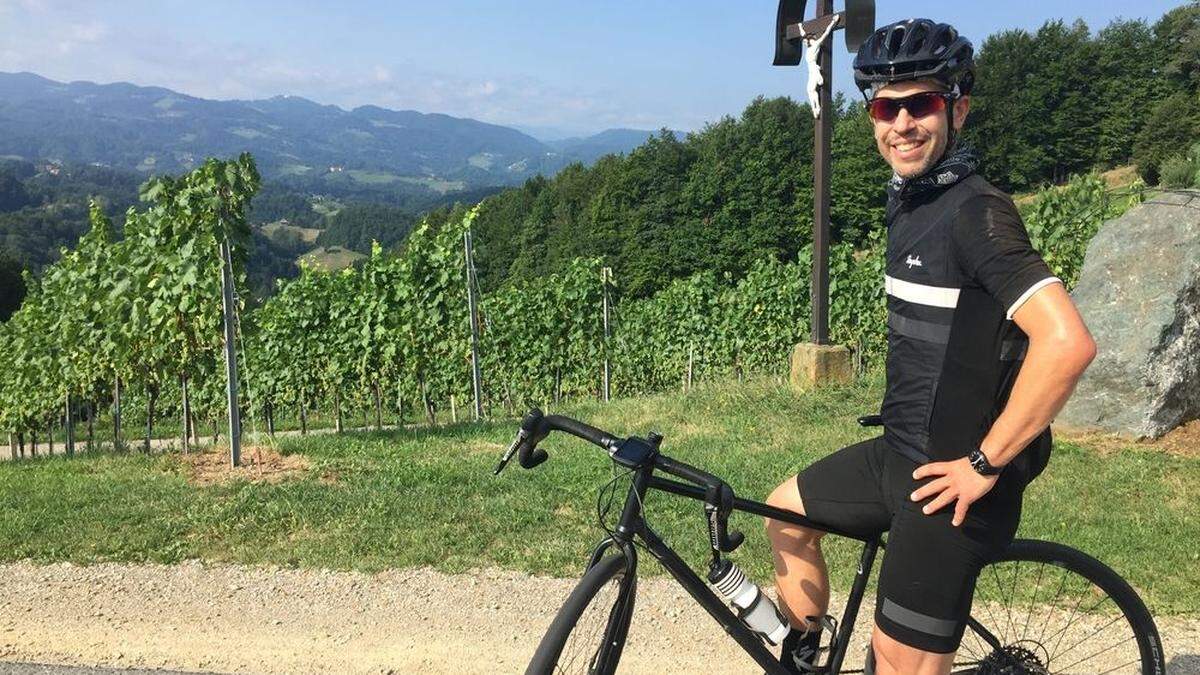 Die schmalen Straßen durch die südsteirischen Weinberge sind das Revier von Bernhard Prangl