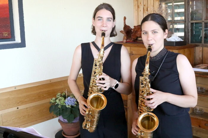 Für die optimale Musik sorgte das Duo „2Sax“, welches extra aus Klagenfurt „eingeflogen“ wurde.