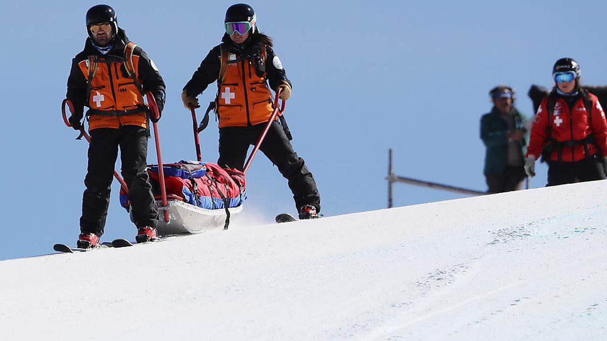 Ragnhild Mowinckel musste mit dem Akja abtransportiert werden