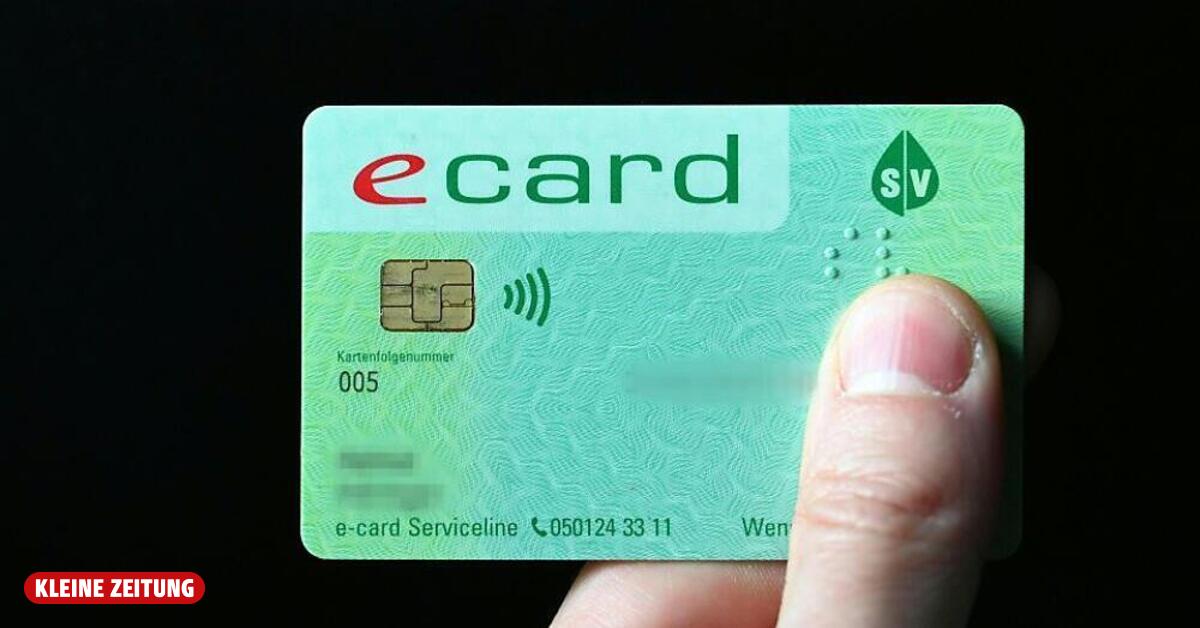 From November, pensioners will have to pay for the e-card.