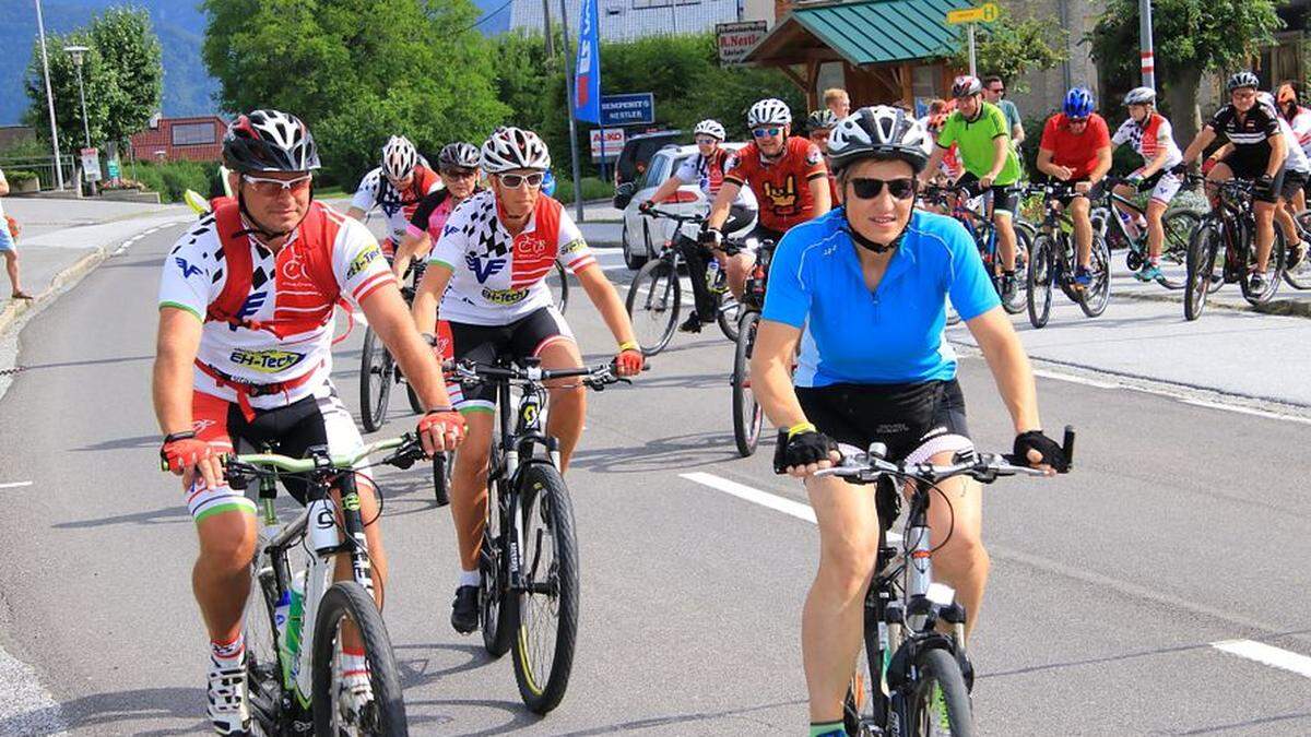 Mehr als 200 Radlerinnen und Radler haben im vergangenen Jahr in die Pedale getreten