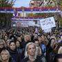 Gestern noch protestierten Tausende Frauen in Mitrovica 