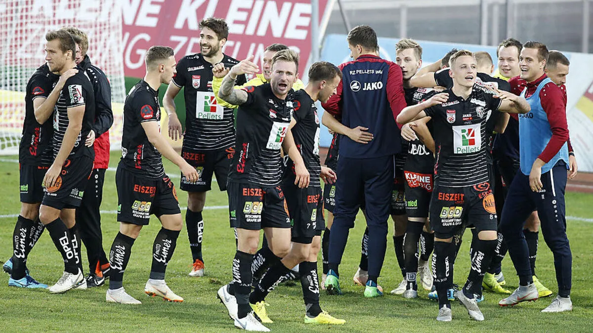 Jubel bei den Kärntnern nach dem 3:1-Heimsieg