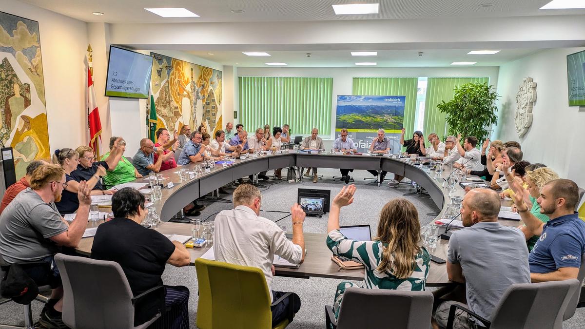 Kurz und bündig: Die jüngste Sitzung des Trofaiacher Gemeinderats dauerte gerade einmal eineinhalb Stunden