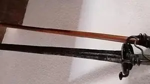 Der Felddegen wurde in Süddeutschland gefertigt