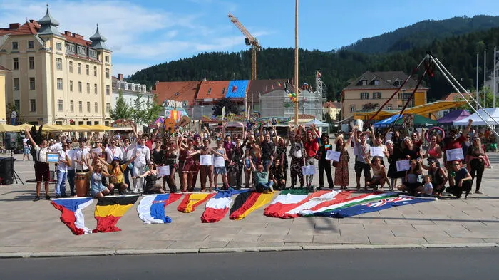 50 Künstler aus 15 Nationen sind nach Bruck an der Mur gekommen.