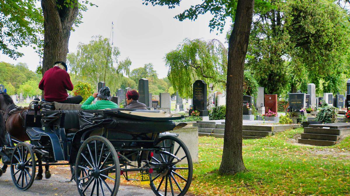 Der schönste Ort für eine Fiakerfahrt: der Wiener Zentralfriedhof