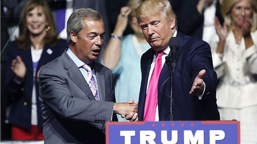 Donald Trump und Nigel Farage
