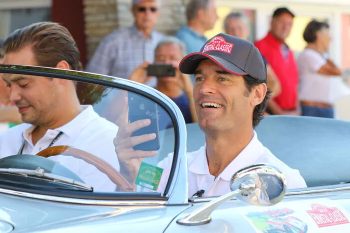 Vor dem Start schoss Mark Webber schnell noch ein paar Fotos