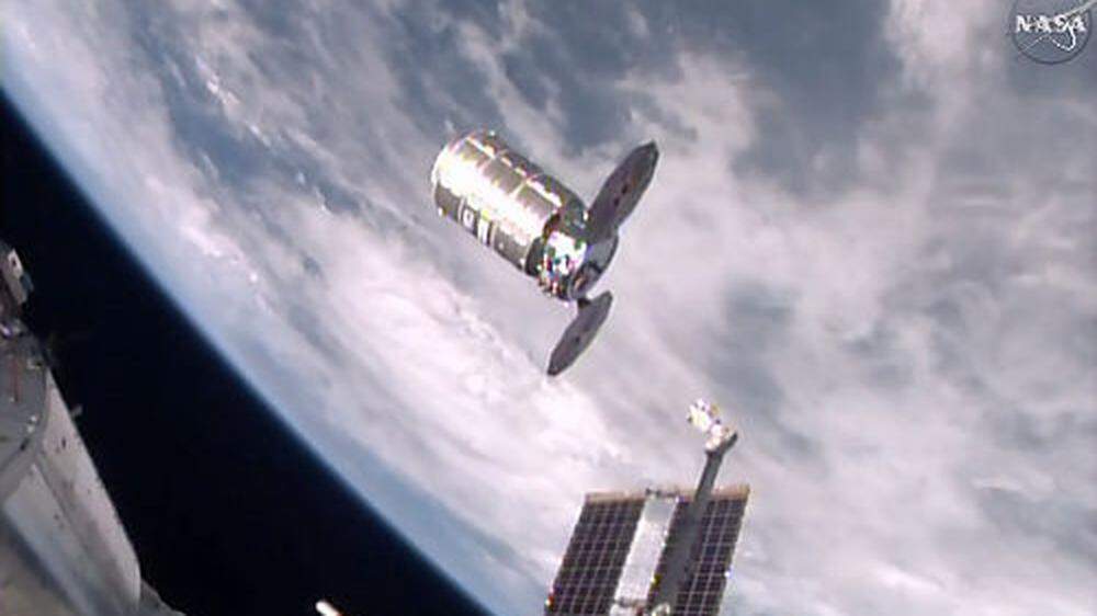 Cygnus OA-6 bei seinem ISS-Besuch