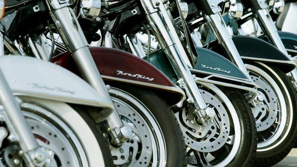 Mehrere Unfälle von Harley-Fahrern