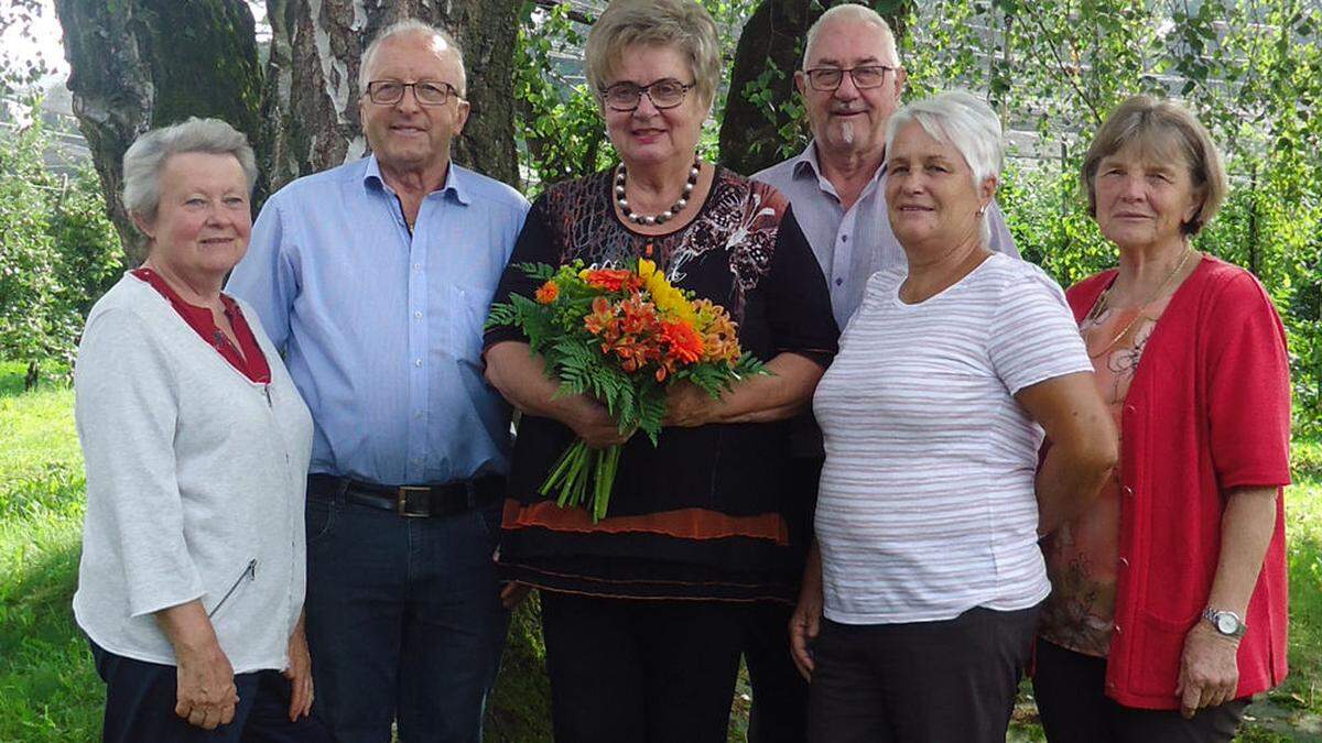 Zum 70er gab's für Heidemarie Ofner nicht nur Blumen