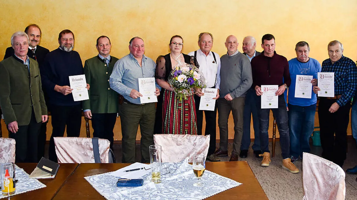 Vereinsversammlung im Gasthaus Rüf