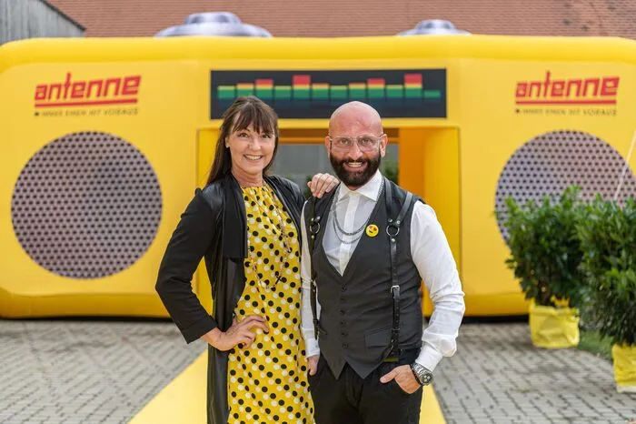 Sylvia Baumhackl (Shoppingcity Seiersberg) und Starfrisör Dieter Ferschinger