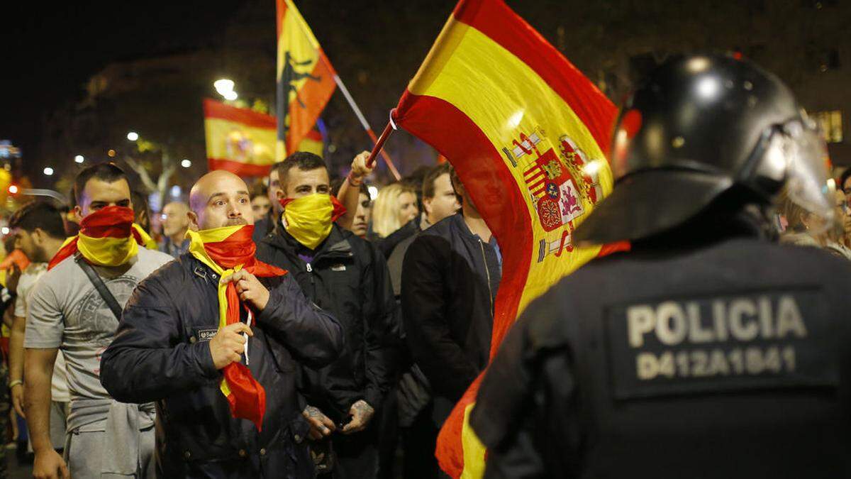 Weitere Eskalation: Spanien driftet mehr und mehr auseinander. 