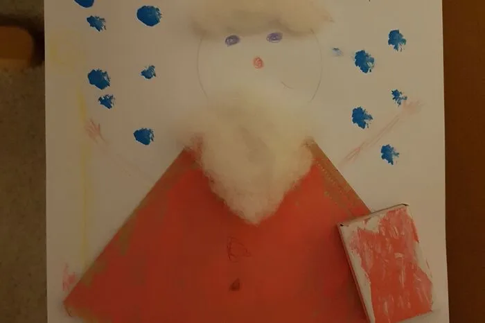 Aus Maria Luggau hat uns das heutige Bild erreicht. Die dreijährige Aileen hat, wie am buschigen Bart, am Bischofsgewand und -stab zu sehen ist, den Nikolaus gemalt und gebastelt. Damit macht sie nicht nur den Lesern eine Freude, es darf auch vermutet werden, dass der Nikolaus schon die eine oder andere Belohnung für Aileen im Gepäck hat.