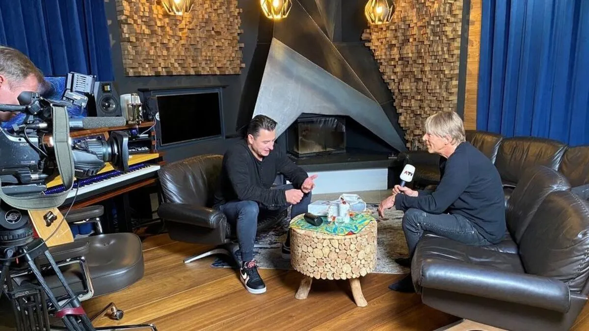 Andreas Gabalier mit Dominic Heinzl