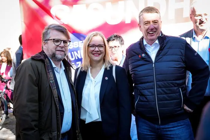 Hannes Schwarz, Daniela Schlüsselberger und Klaus Zenz