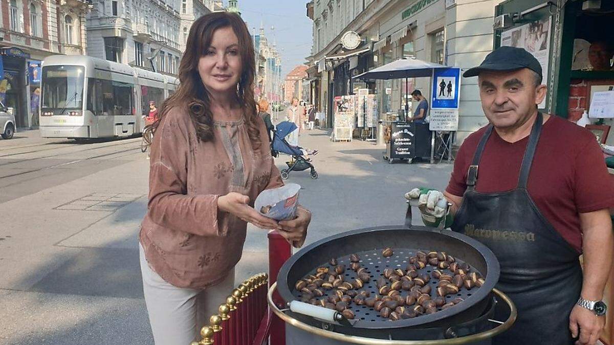 &quot;Maronessa&quot; Cvetka Stockinger füllt bereits wieder ihre Stanitzel