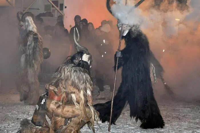 LOKAL ,2024-11-23, Hohnthurn Krampuslauf   
im Bild:Hohnthurn Krampuslauf   
Credit Photo by:Hermann Sobe 