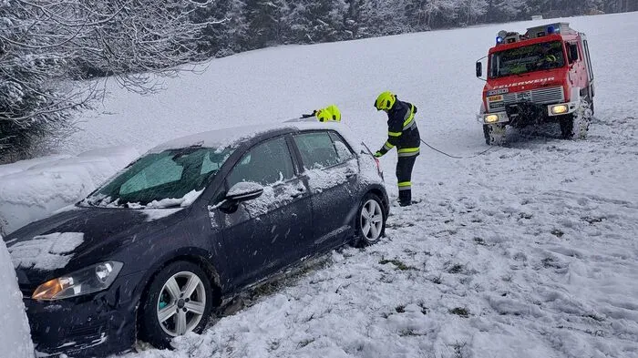 Kein guter Start in die neue Woche war es für die Lenkerin dieses Pkw.