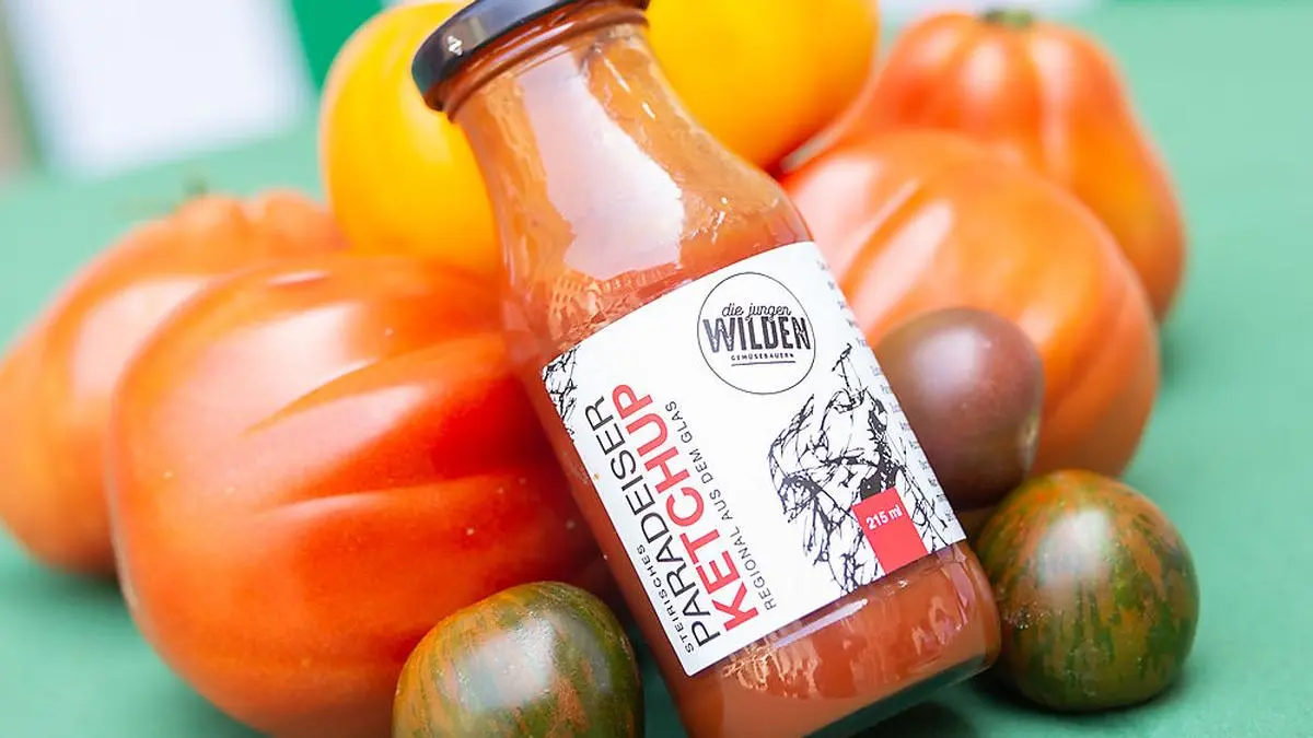 PK Landwirstschaftskammer Steiermark zum Thema Paradaiser, Vorstellung "Steiererketschup", im Landhaus in Graz, am 31.7. 2019.