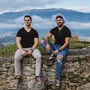Daniel Rus (rechts) und David Schneider sind "Brüder fürs Leben"