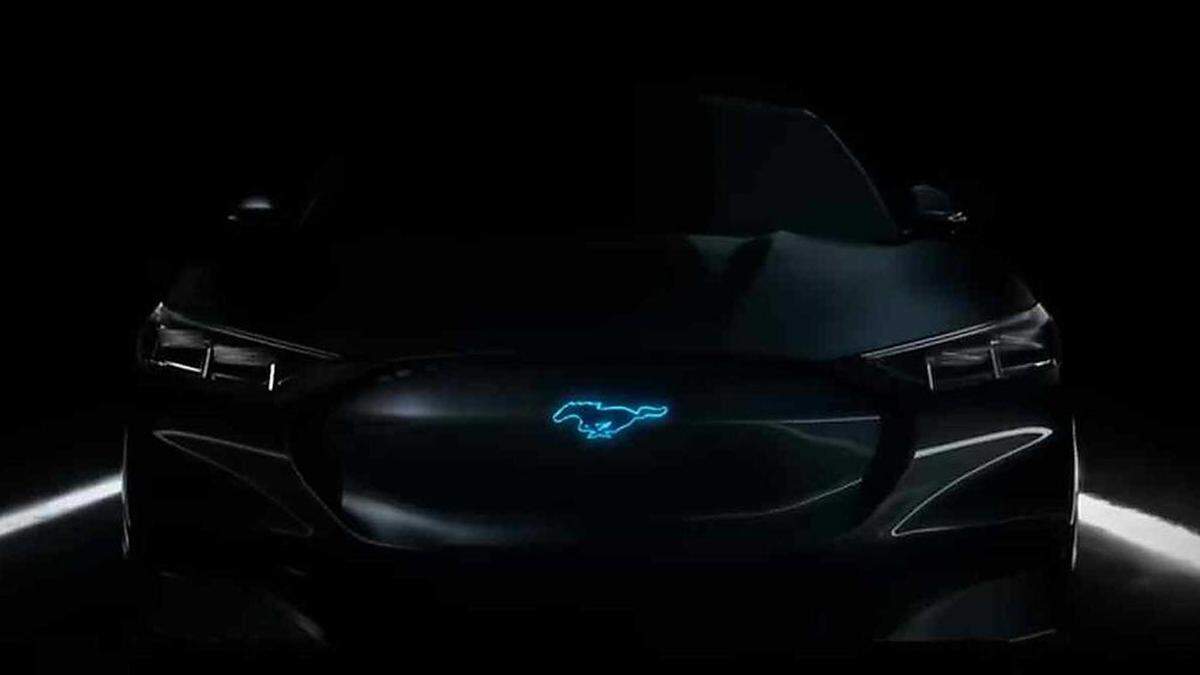 Sogar der legendäre Mustang muss als Inspiration für ein Elektroauto herhalten