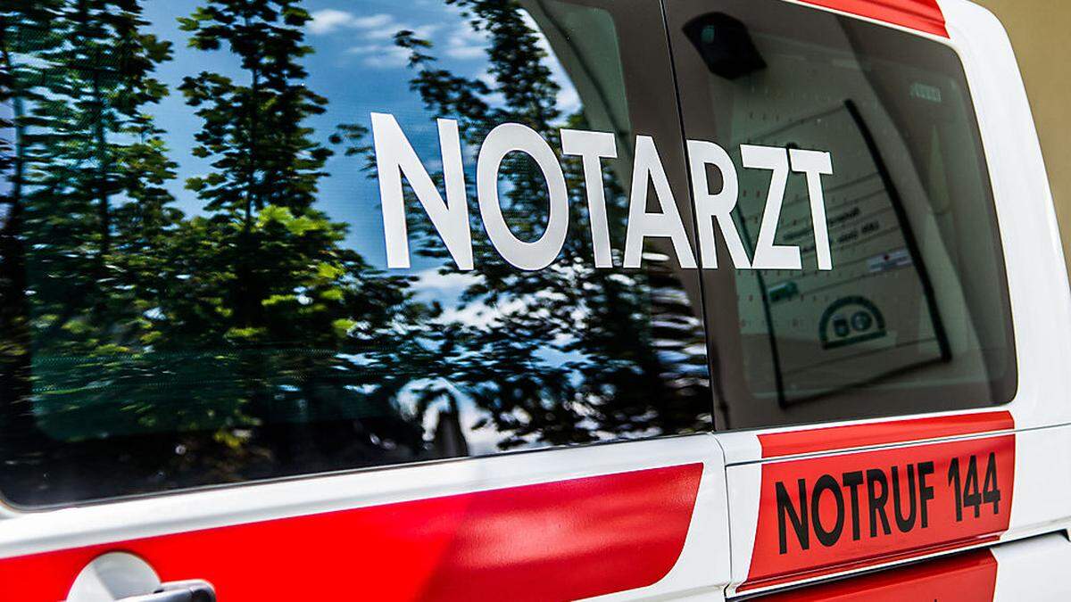 Notarzt brachte verletzten Radfahrer ins Krankenhaus