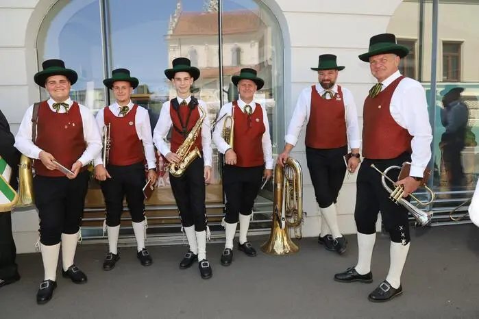 Für die musikalische Umrahmung sorgte die Jungsteirerkapelle Feldbach