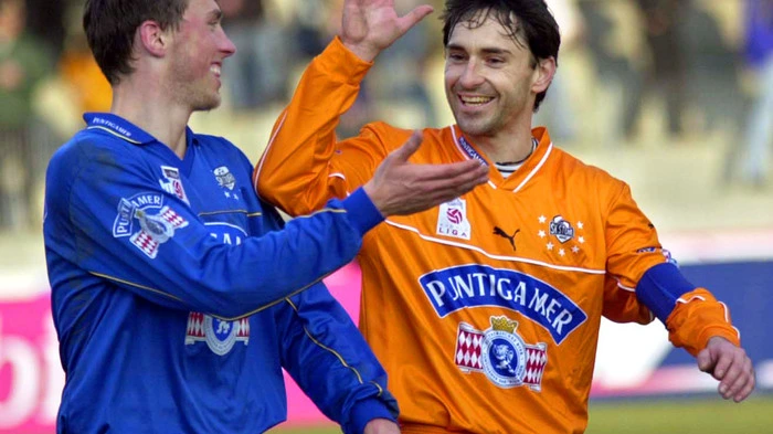 317 Spiele hat Christian Gratzei für Sturm Graz absolviert. Debütiert hat er gegen Schwarz-Weiß Bregenz am 8. März 2003.