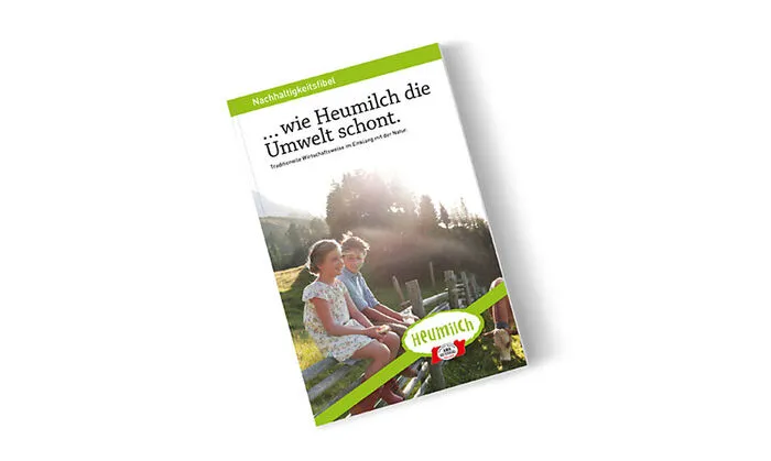Mehr zum Thema erfahren Sie  in der „Nachhaltigkeitsfibel“  der ARGE Heumilch. Sie kann  kostenlos im Internet auf  www.heumilch.at bestellt werden