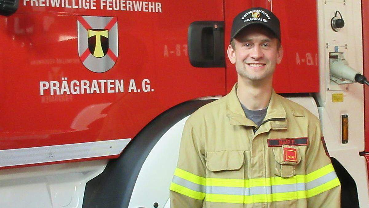 Fabian Mair ist im unermüdlichen Einsatz für die Feuerwehr. Da bleibt wenig Zeit für anderes