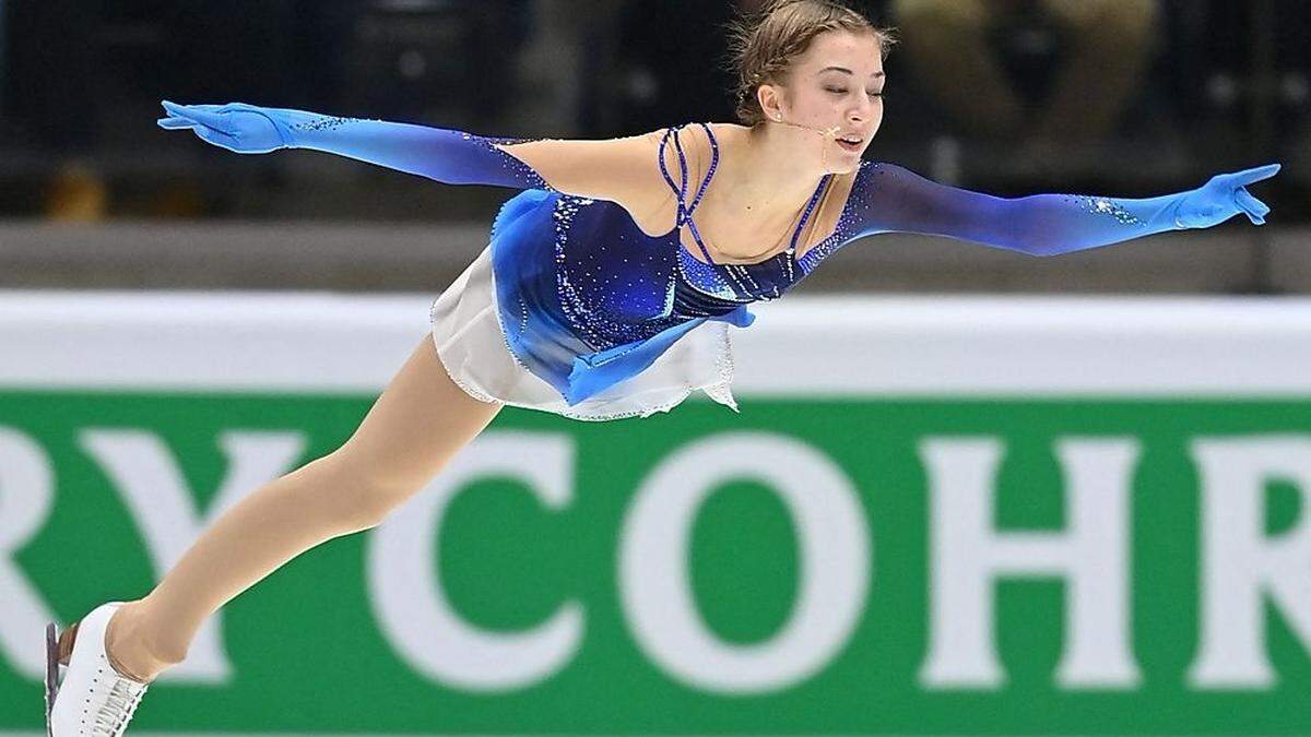 Olga Mikutina wurde bei der Eiskunstlauf-EM in Tallinn 15.