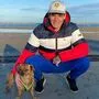 Dominik Frieser am Meer unweit von Cesena
