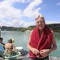 Peter Kaisers Lieblingsort ist die Bootsbrücke: „Wenn man von draußen hereinschwimmt, ist sie links“