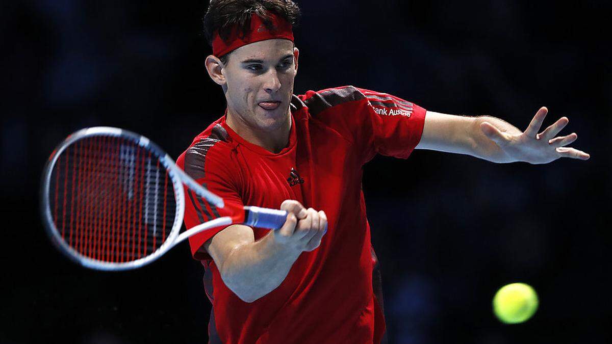 Dominic Thiem schlägt beim ATP-Tour-Finale in London auf