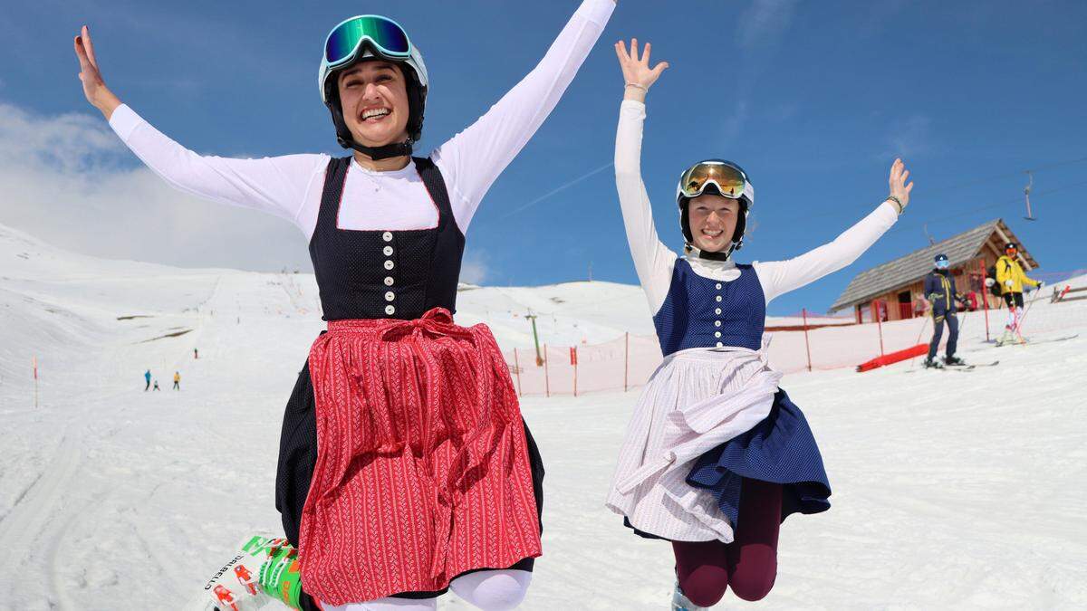 Der Spaß stand beim Musikanten-Skirennen im Vordergrund