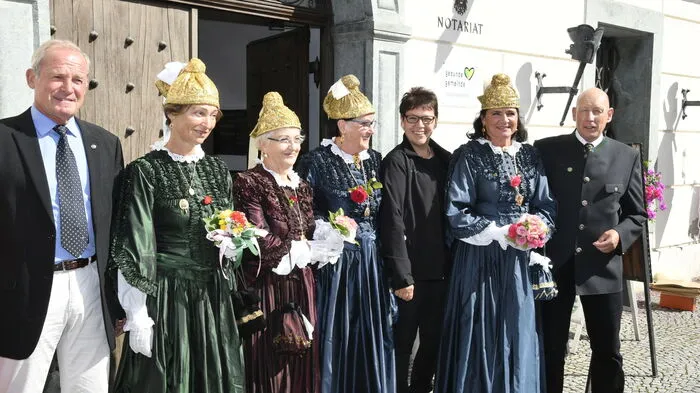 Im Rathaus von Gmünd fand am Samstag der Empfang für die große Abordnung der Gäste aus Osnabrück in Deutschland statt.