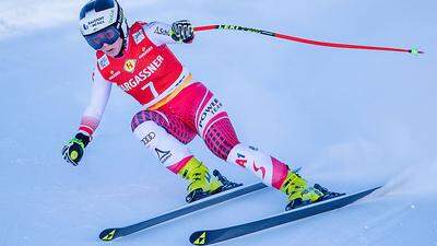 Da hatte Nici Schmidhofer im Abfahrts-Training in Zauchensee noch beide Ski an den Beinen. Wenig später fehlte einer
