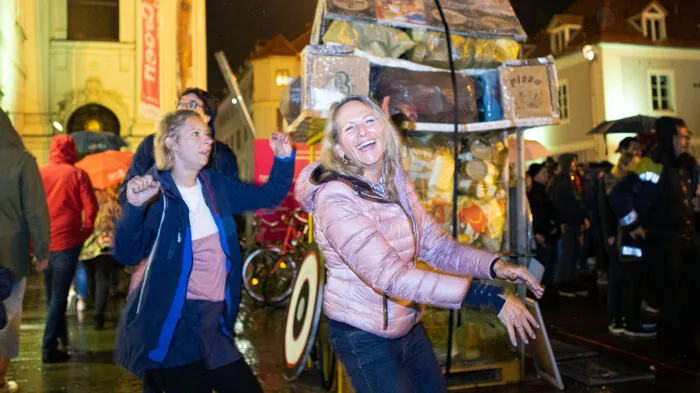Das Tanzkaraoke erwies sich beim Lendwirbel 2022 als Publikumsmagnet.